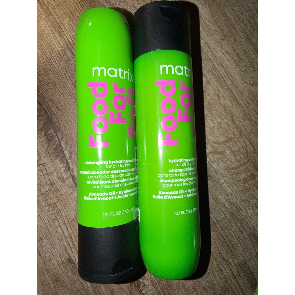 Matrix Food For Soft Shampoo and Conditioner Set Avocado Oil Hyaluronic hair